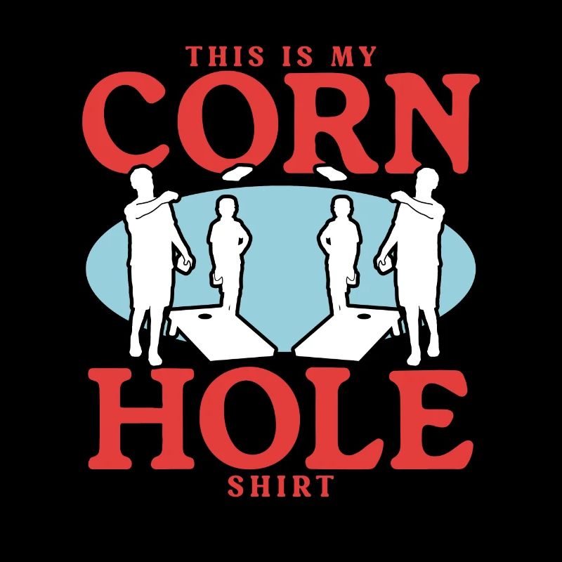 Cornhole Player Bean Bag Blind Hole Gift