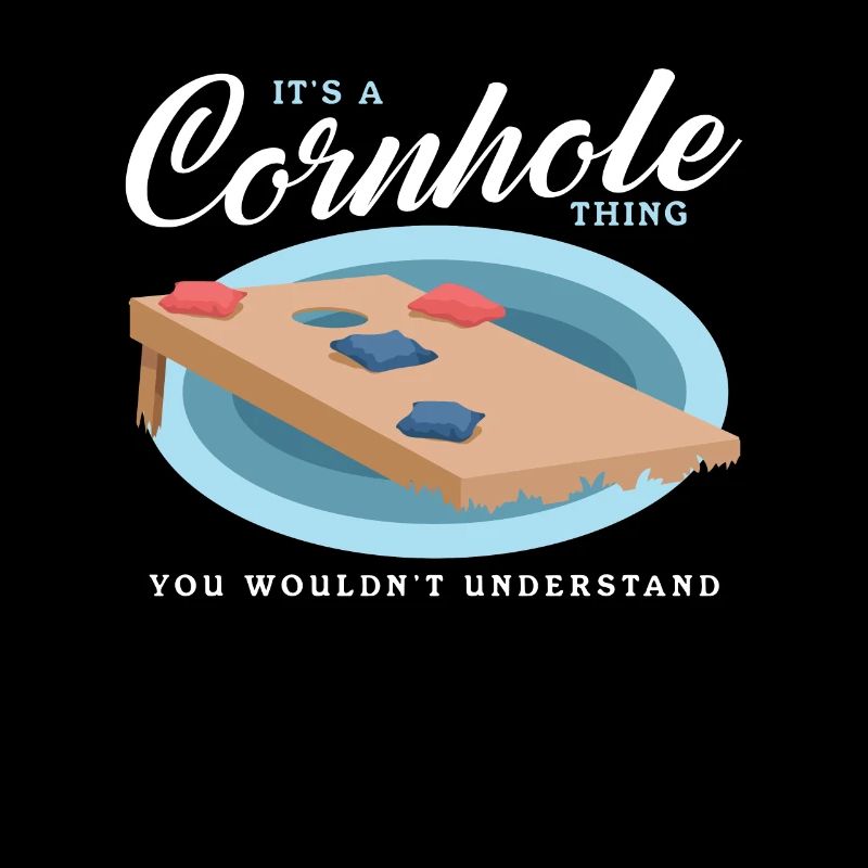 Cornhole Player Blind Hole Bean Bag Cadeau