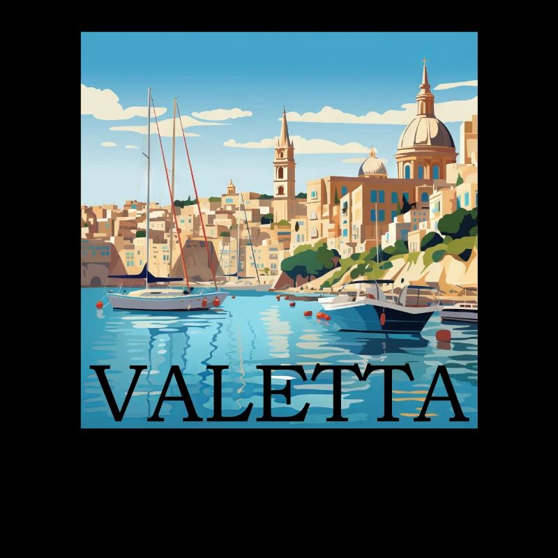 Malte Valletta Port Straight Cut Design