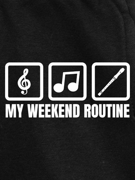 Ma routine du week-end