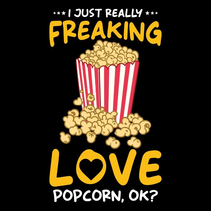 Popcorn Lover Gift Funny Popcorn