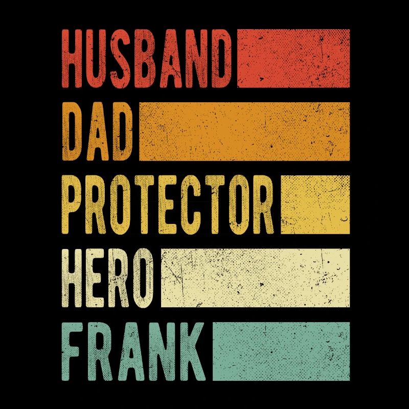 Frank Name Papa Geschenk