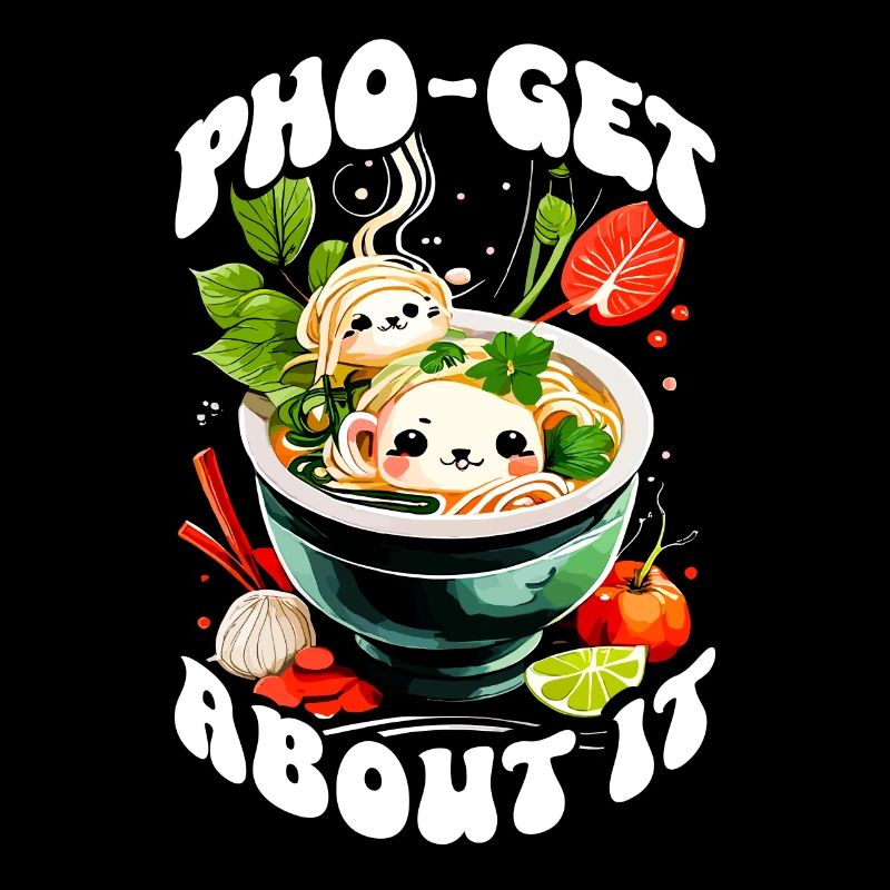 Pho Soup Vietnamese Food Pho-get About It Kawaii