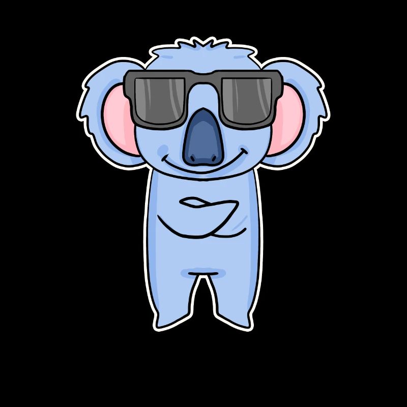 Koala with glasses