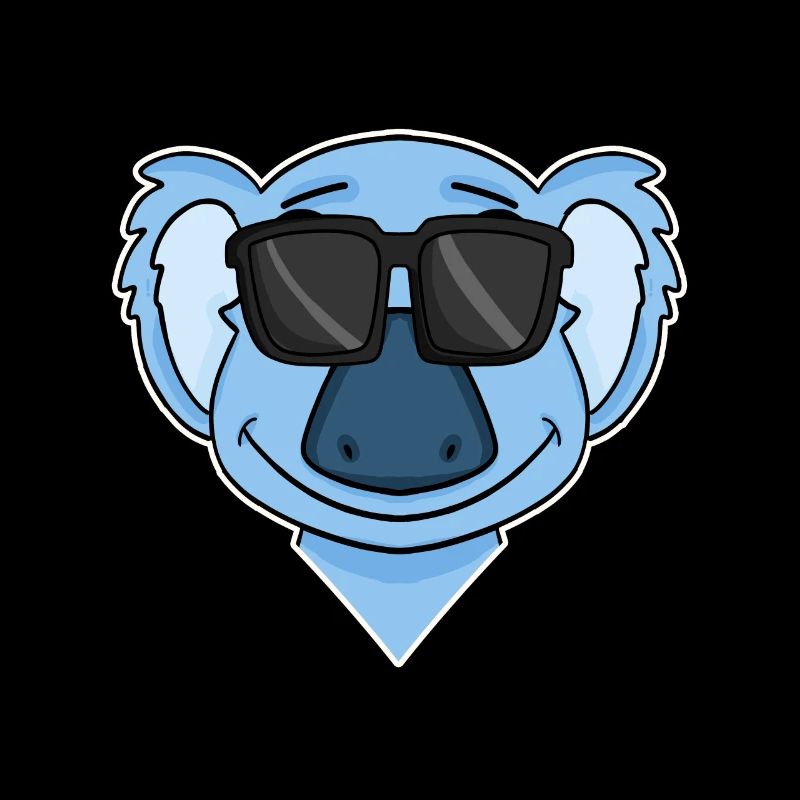 Koala with glasses