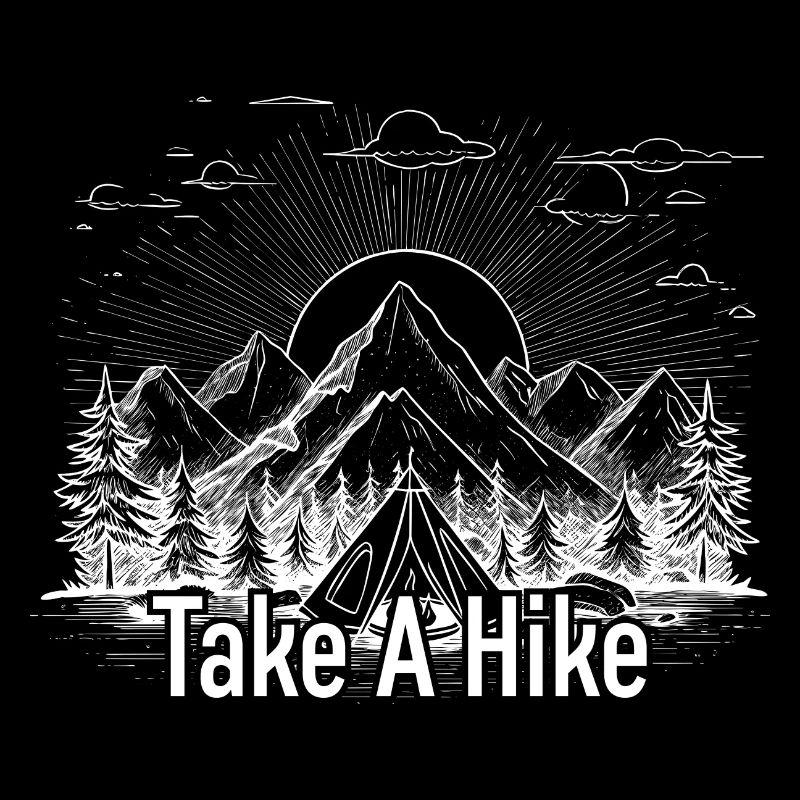 Take A Hike Mountain Tee