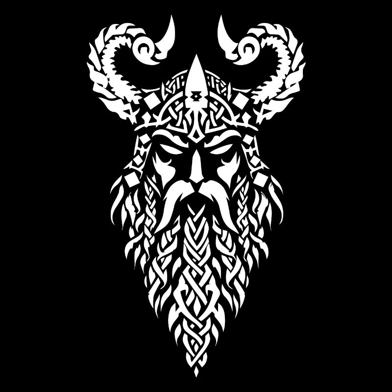 Viking warrior head