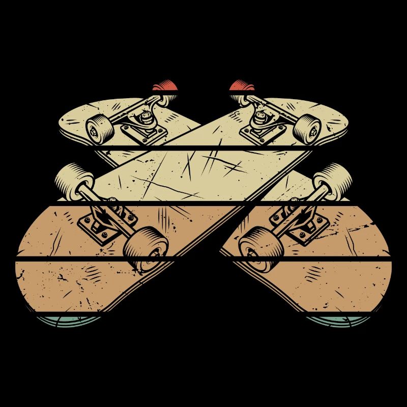 Skateboard Vintage Gaming