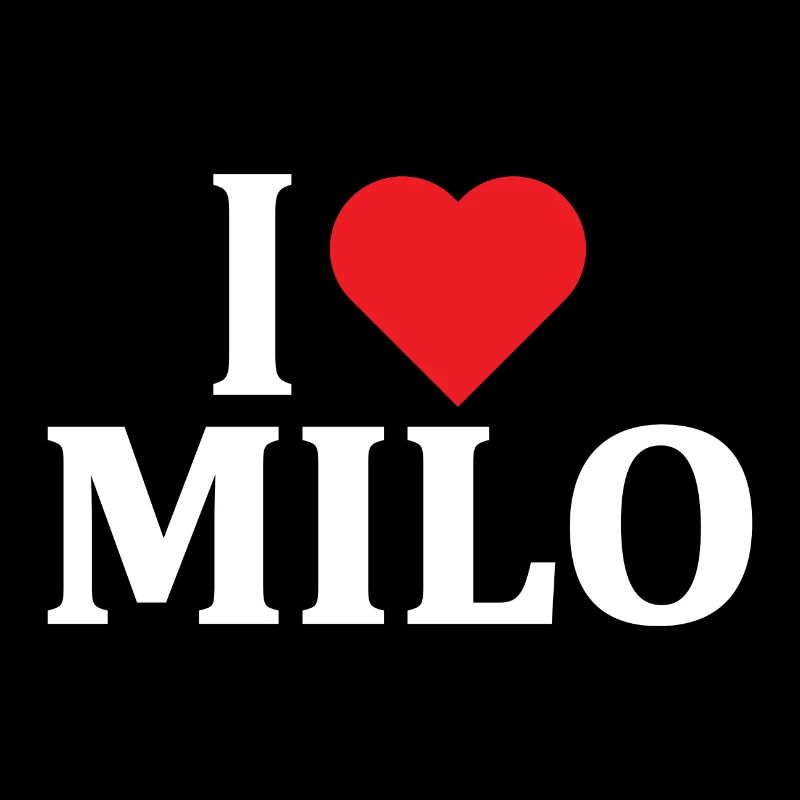 Ich liebe Milo T-Shirt Geschenkidee T-Shirt