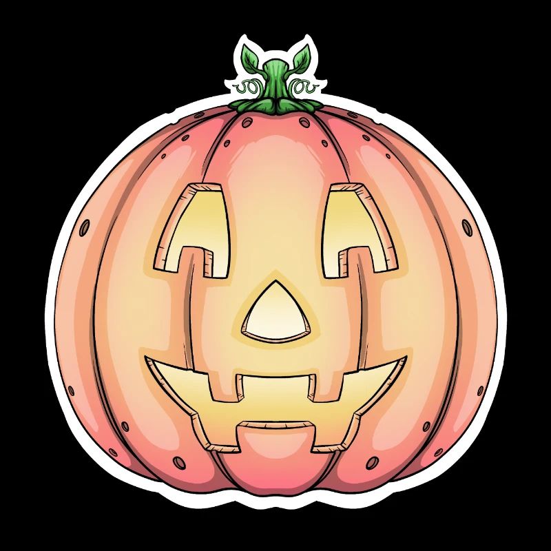 Halloween Pumpkin Jack-o'-Lantern Design