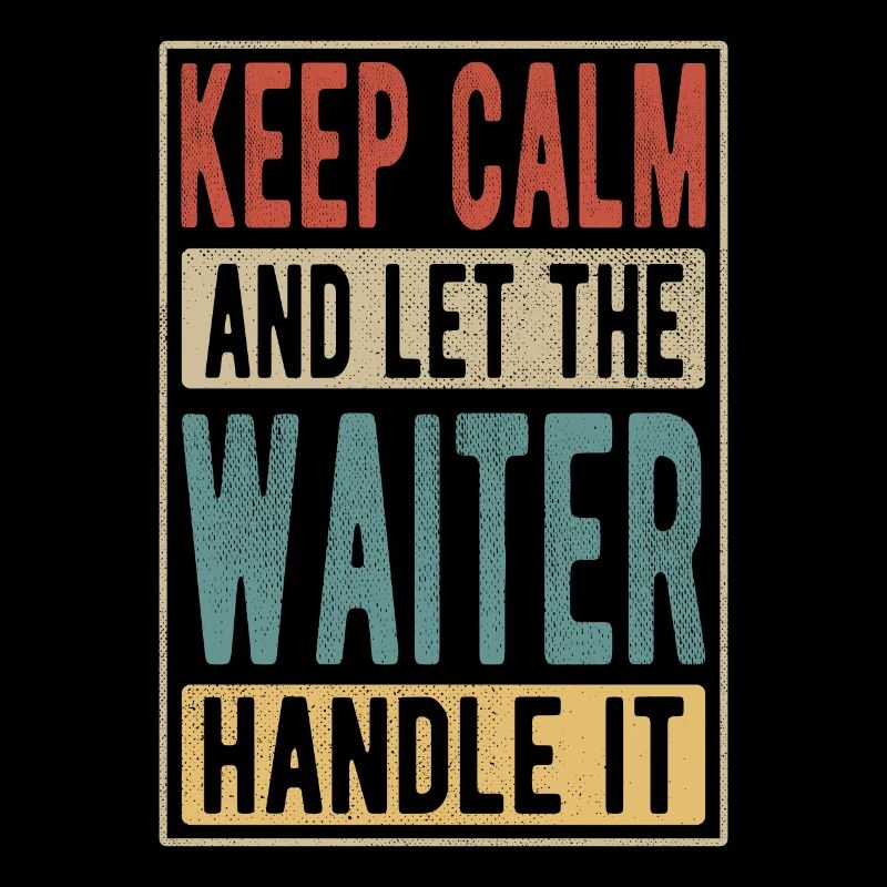 Waiter Retro Gift