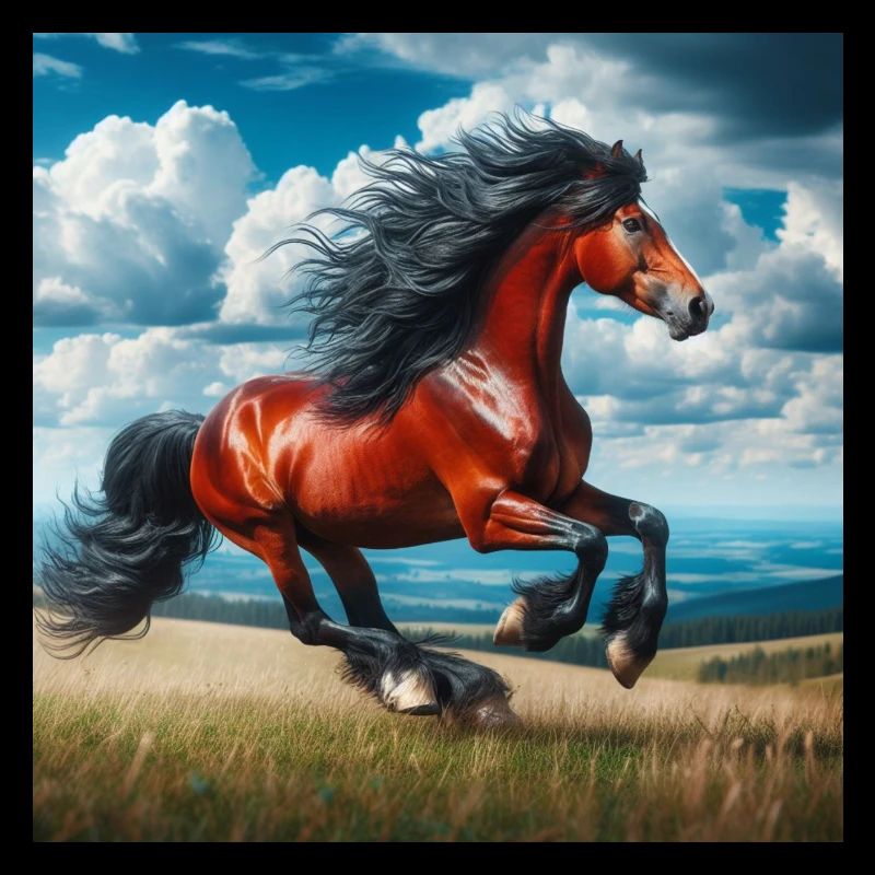 Cheval au galop