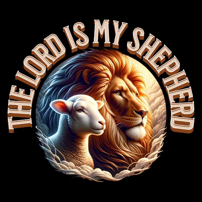 Force du troupeau de lions et de moutons