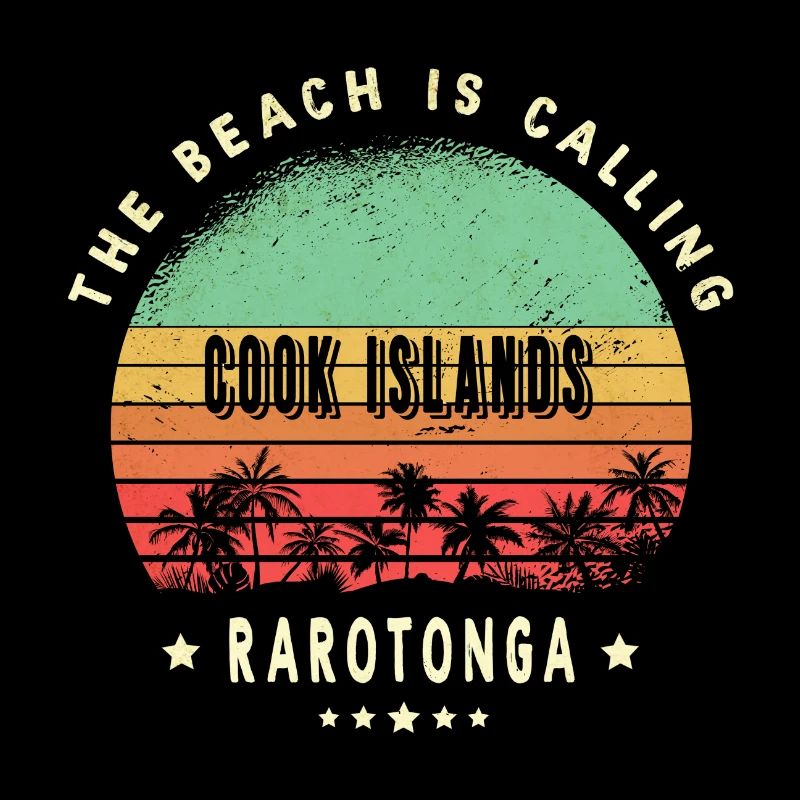 Parotonga Cook Islands Strand Palmen