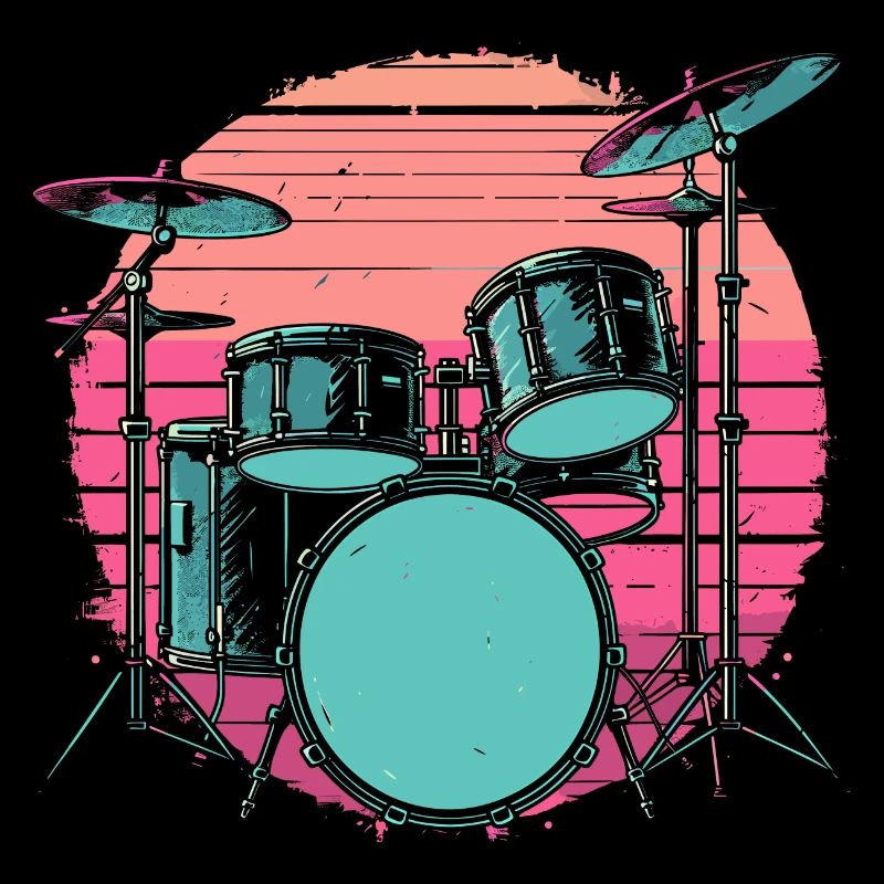 Schlagzeug Synthwave