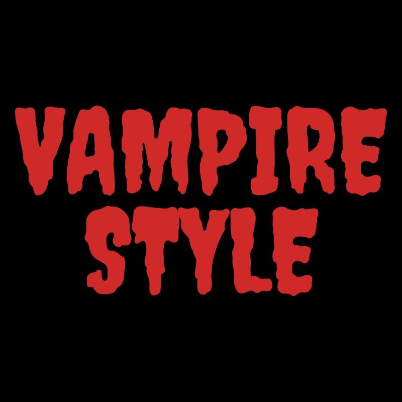 Vampire Style Playful Graphic Design