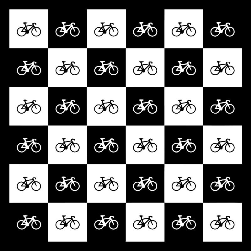 Geometric Bicycle Pattern Design
