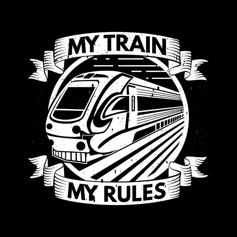Conducteur de train Mon train Mes règles Trainspotting