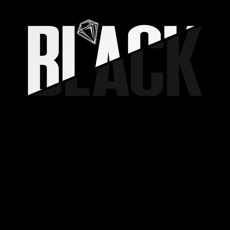 Black Typography Design Black Typography