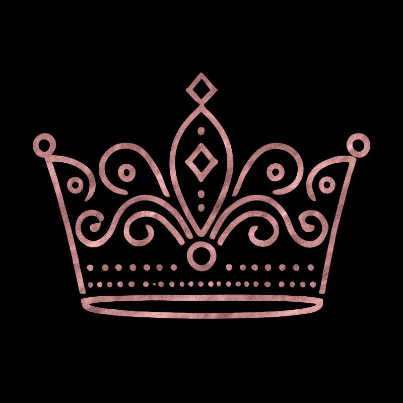 Queen/King Crown Glitter Personalizable