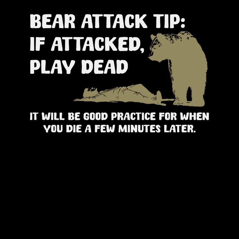 Bear Attack Tip: Feign Death for Attack