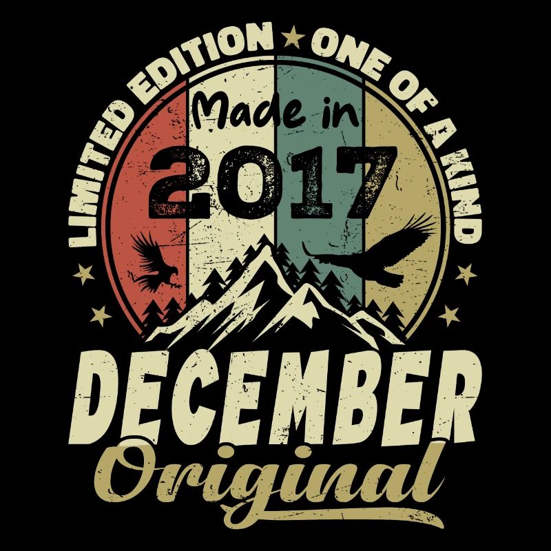 Vintage Retro Anniversary Gift - December 2017