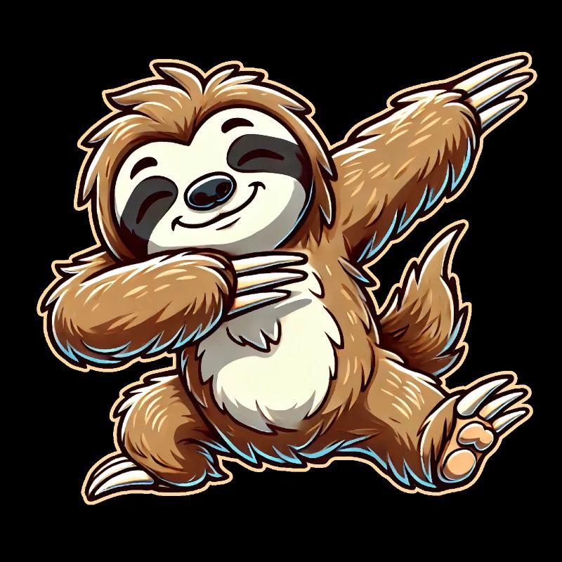 Dabbing Sloth Dab Dancing Idée cadeau