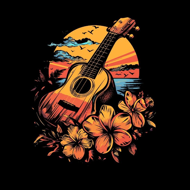 Ukulele 90er Look