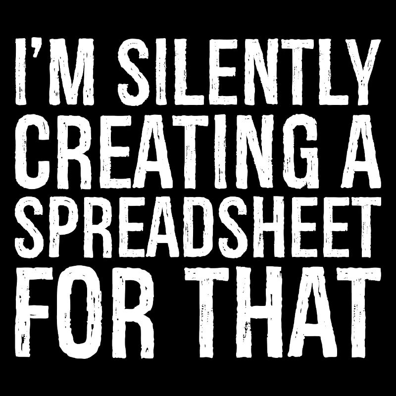 I'm silently creating a spreadsheet for that