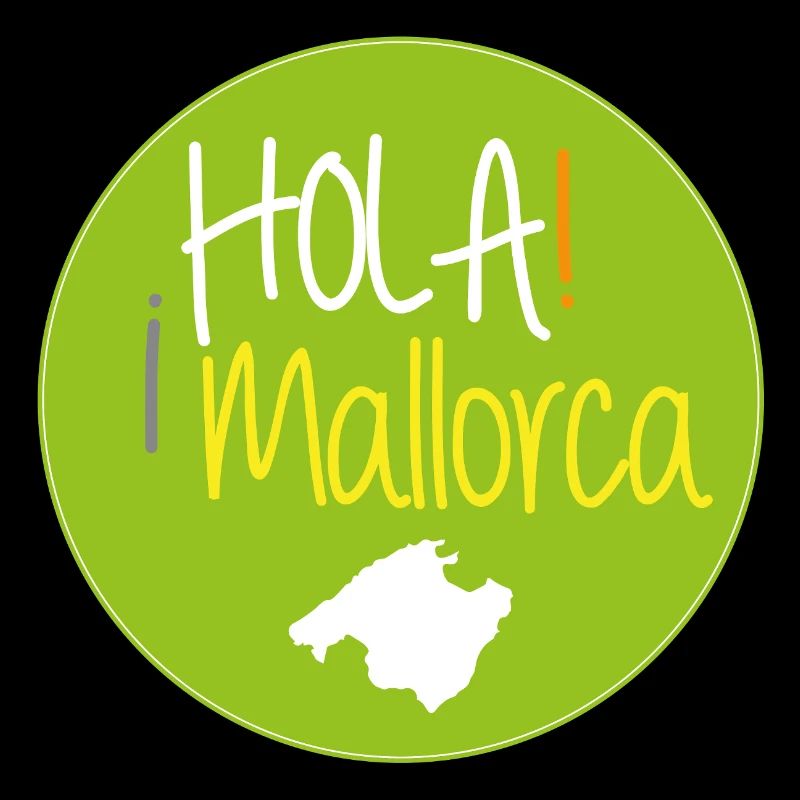 ¡HOLA! Mallorca Button grün