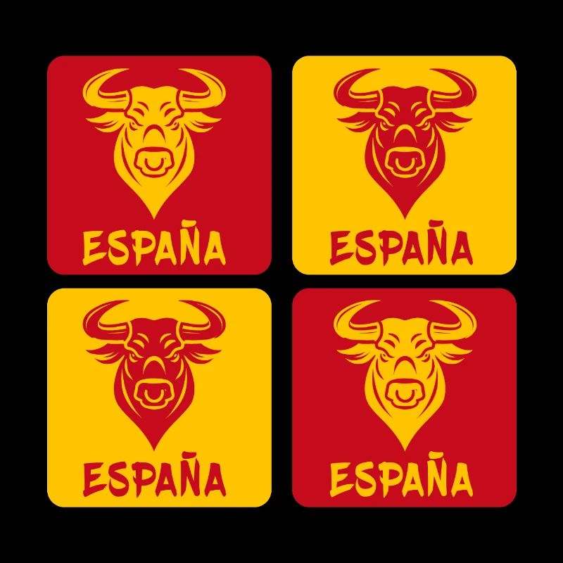 Espagne Taureau National Couleurs Design