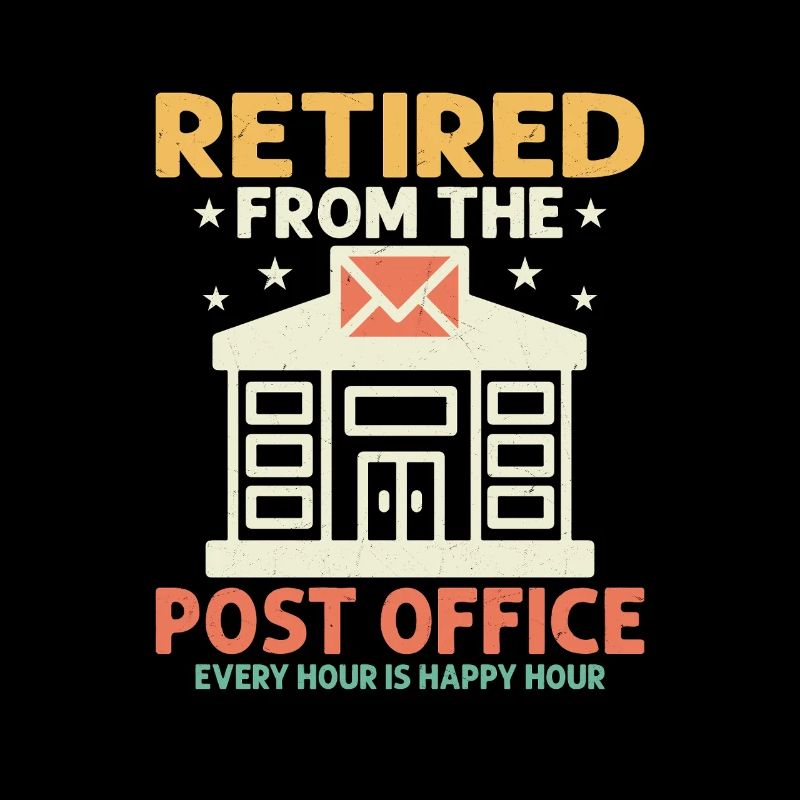 Retraité de la Poste Postier Facteur