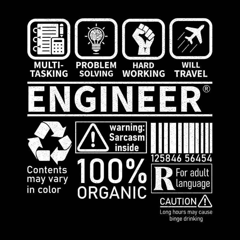 engineer multitasking problem solving hard working