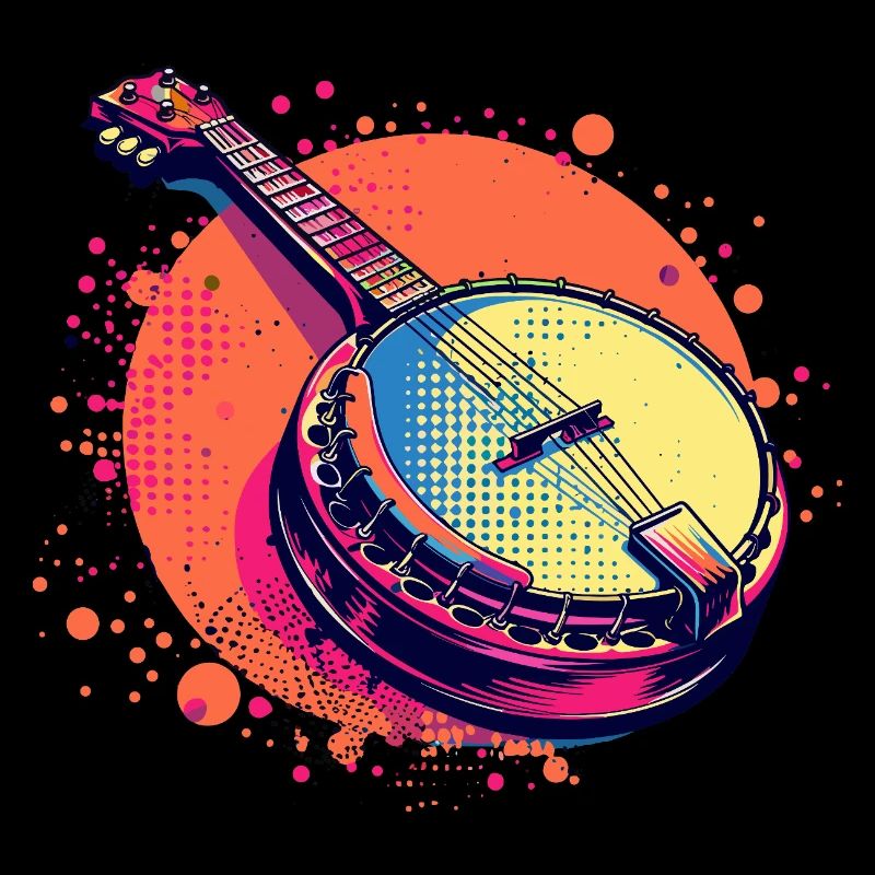 Look banjo comique