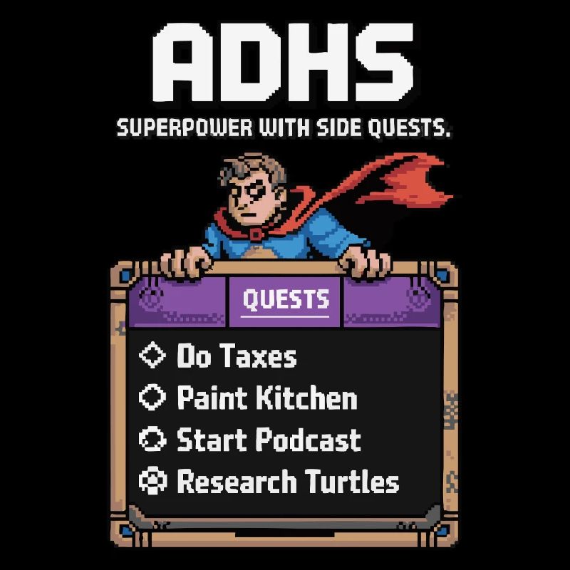 ADHS Superkraft – Side-Quest Held Shirt