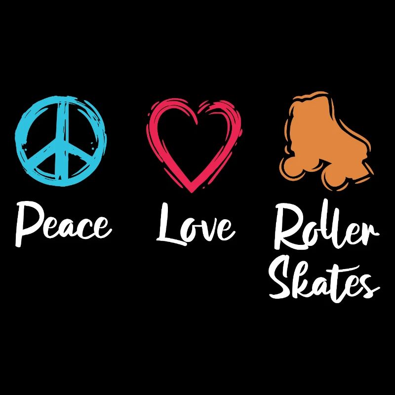 Frieden Liebe Rollerskates