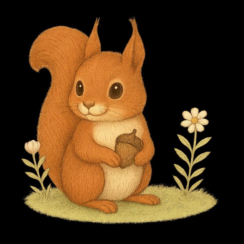 Nordischer Wald - Eichhörnchen