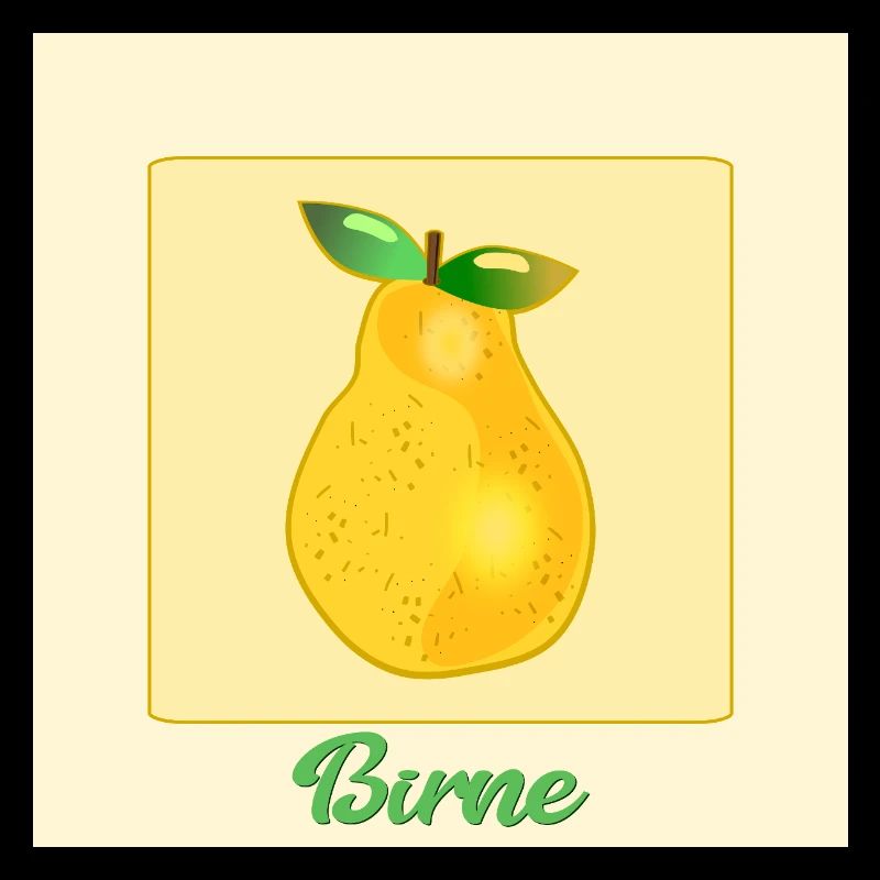 Birnenerntezeit Obst Birne