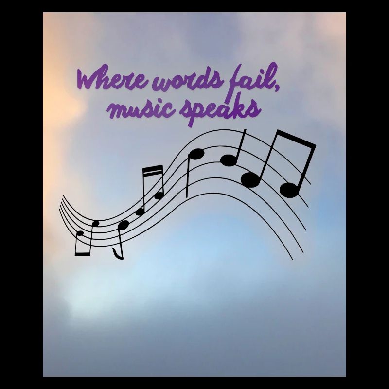 Music Speaks Beyond Words Design