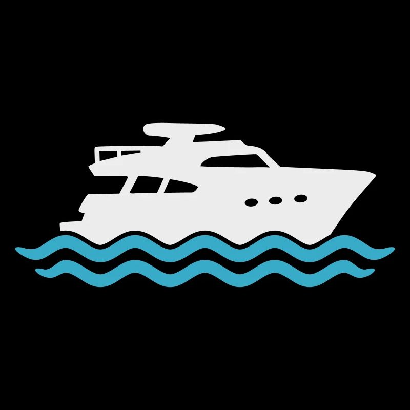 Yacht Silhouette Motorboot