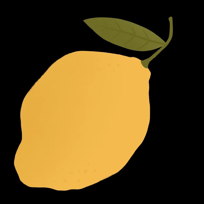 T-shirt Illustration Botanique Citron
