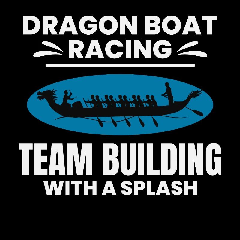 Synchronisiertes Paddelteam Drachenboot