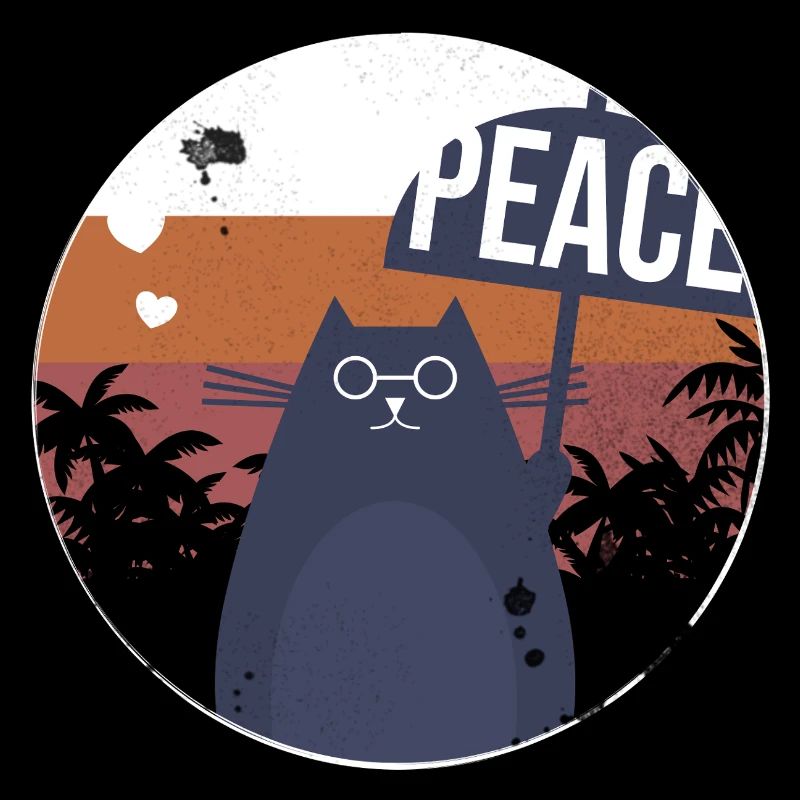 Cadeau design vintage chat