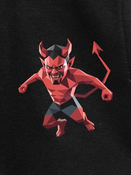 Devil - Cooles Low-Poly-Logo