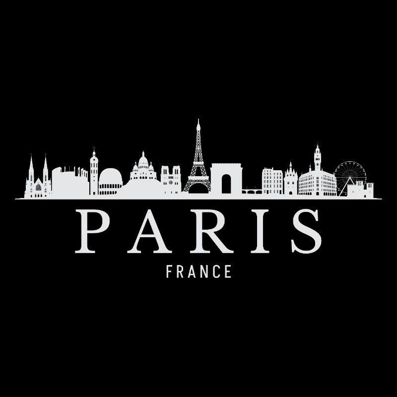 Pariser Skyline, Paris, Frankreich