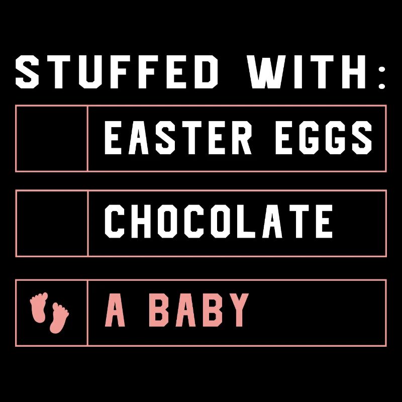 Gender Reveal Easter Mom-to-be