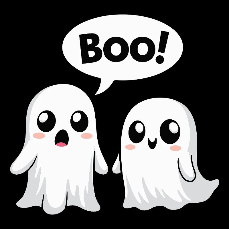 Halloween Cute Boo Ghosts