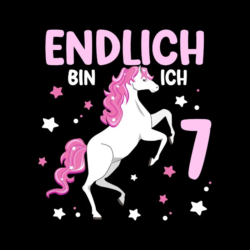7 Jahre alt Pferd Endlich Bin Ich 7 Mädchen 7.