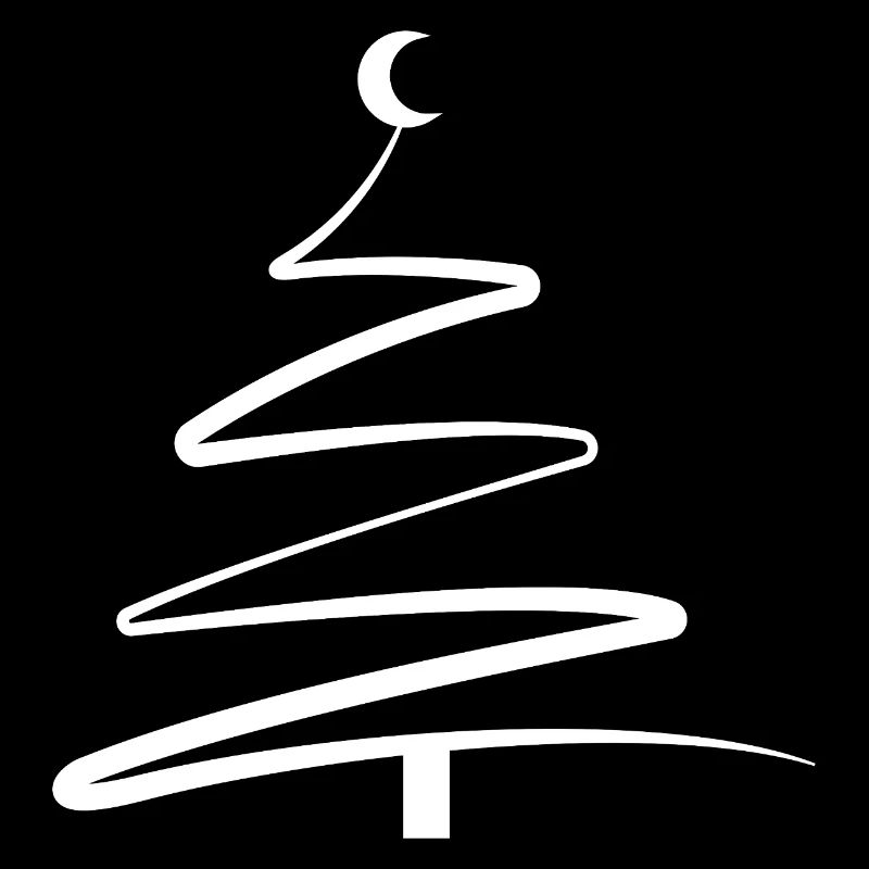 Weihnachtsbaum One-Line – Minimalistisch & Stilvol