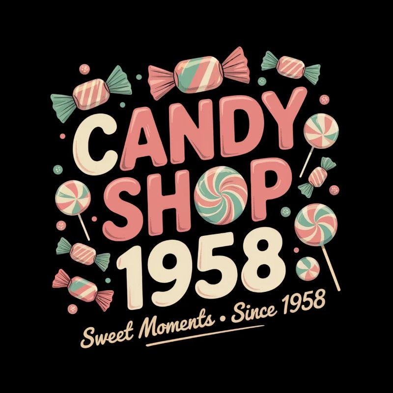 Vintage Süßwaren Werbung